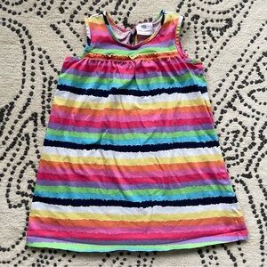 HANNA ANDERSSON Play dress, sleeveless, rainbow, 5T Toddler